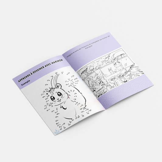 Les Carottes Arc-en-Ciel – L'Hiver Approche – pages intérieures du livret d'activité 12 pages