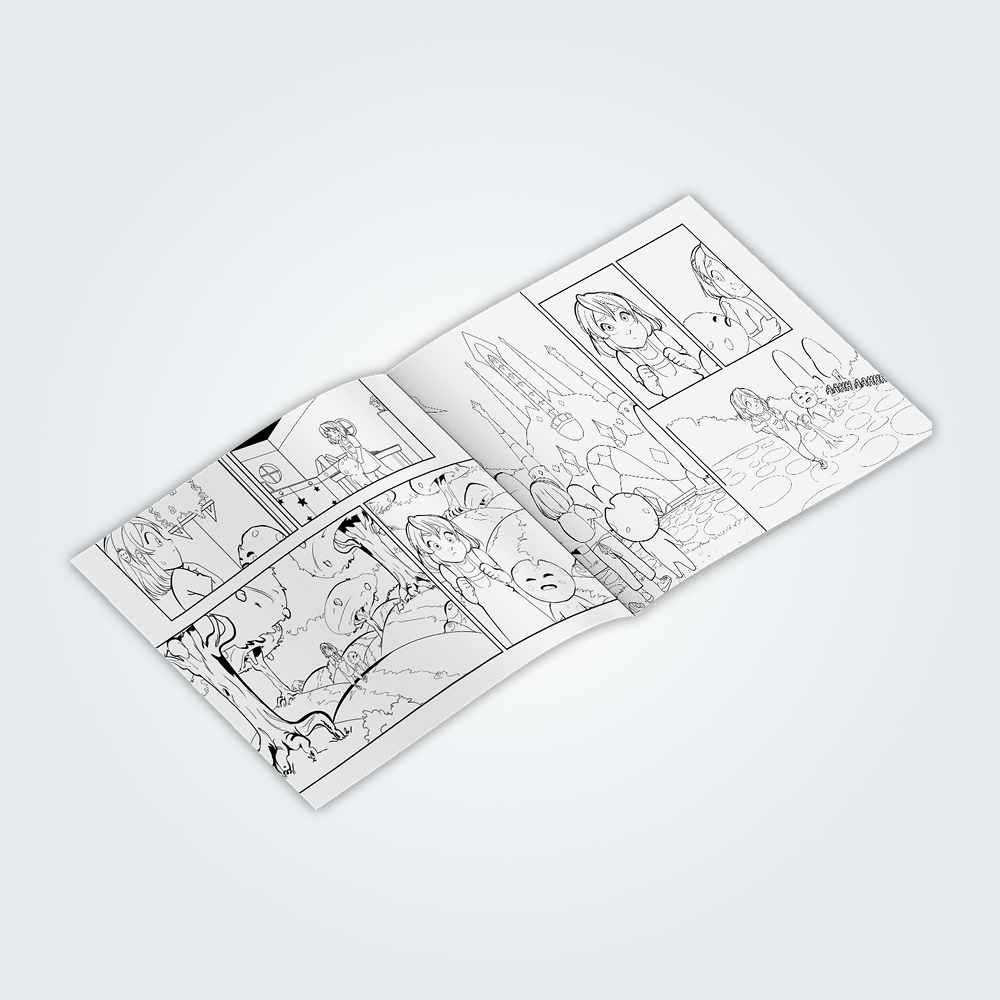 Coloriage | Les contes gourmands de choupies et biscornus