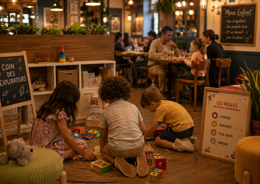5 façons de se démarquer avec un accueil kids friendly dans votre restaurant