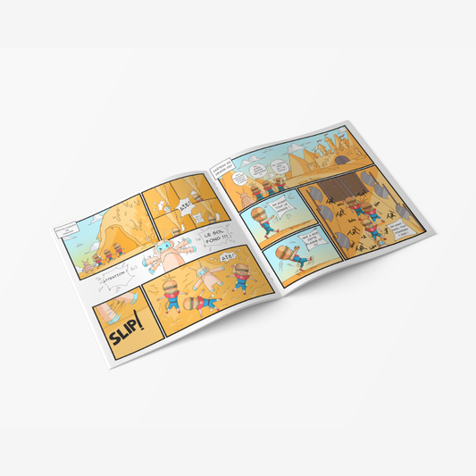 Crazy Burgers – pages intérieures du livre histoire Carré