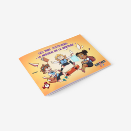 Les Mini Justiciers – La Mission de la Rentrée – couverture du livre histoire A5