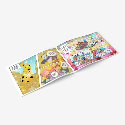 Le Ticket d'Or et le Bao Burger Ultime – pages intérieures du livre histoire A5