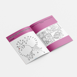 Choupie & Biscornu – La Glace du Souvenir – pages intérieures du livret d'activité 12 pages