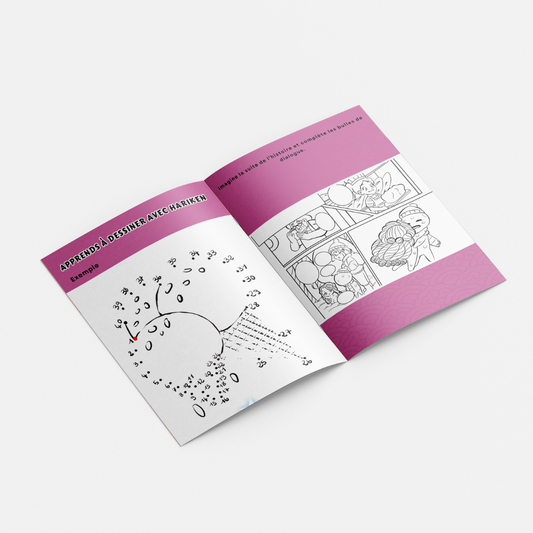 Choupie & Biscornu – La Glace du Souvenir – pages intérieures du livret d'activité 12 pages