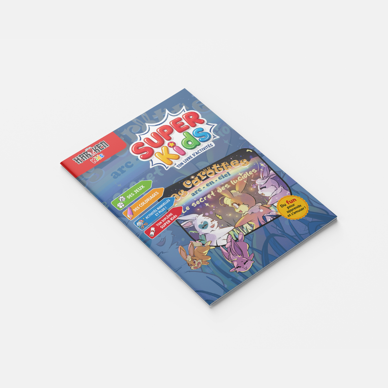 Les Carottes Arc-en-Ciel – Nouvelles Aventures – couverture du livret d'activité 12 pages