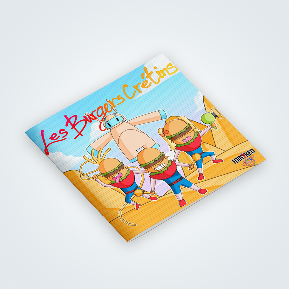 Coloriage | Les burgers crétins