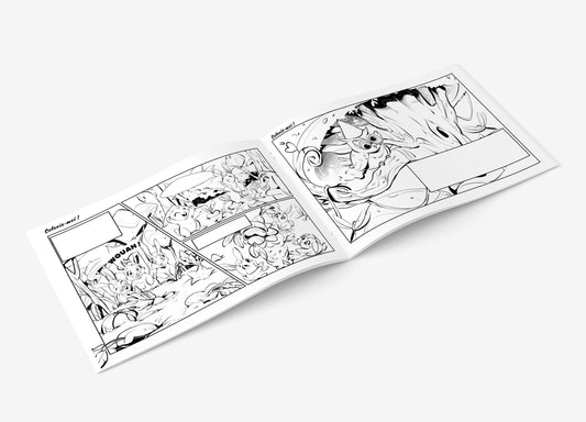 Crée ton manga - Amis Lapins en Mission - pages intérieures