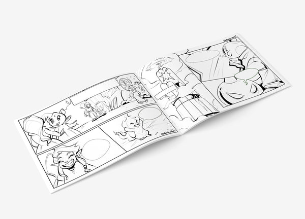 Crée ton manga - La Menace de Bombeur - pages intérieures