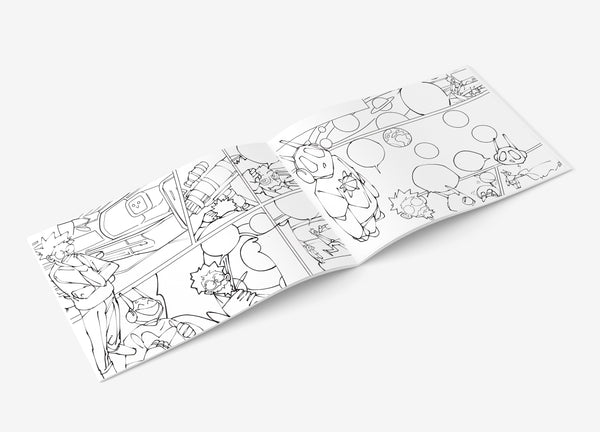 Crée ton manga - Les Mystères de la Planète Perdue - pages intérieures