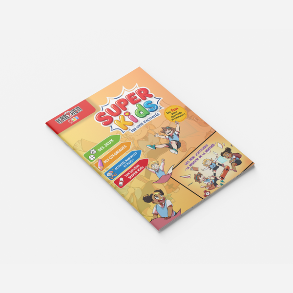 Les Mini Justiciers – La Mission de la Rentrée – couverture du livret d'activité 8 pages