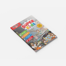 Les Mini Justiciers – De la Sauce Magique – couverture du livret d'activité 8 pages