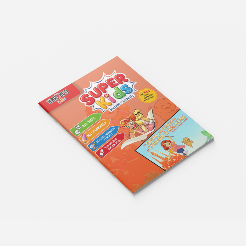 Choupie & Biscornu – La Malédiction de Pâturiel – couverture du livret d'activité 8 pages