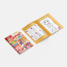 Les P'tits Croquants – Sauveurs de l'Univers – pages intérieures du livret d'activité 8 pages
