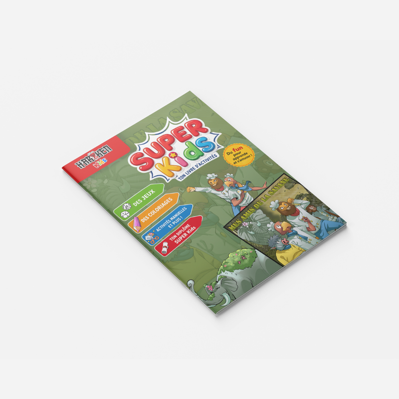 Mes Amis de la Savane – Nouvelles Pistes – couverture du livret d'activité 8 pages