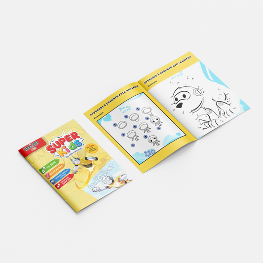 Sparky au Cœur Étincelant – pages intérieures du livret d'activité 8 pages