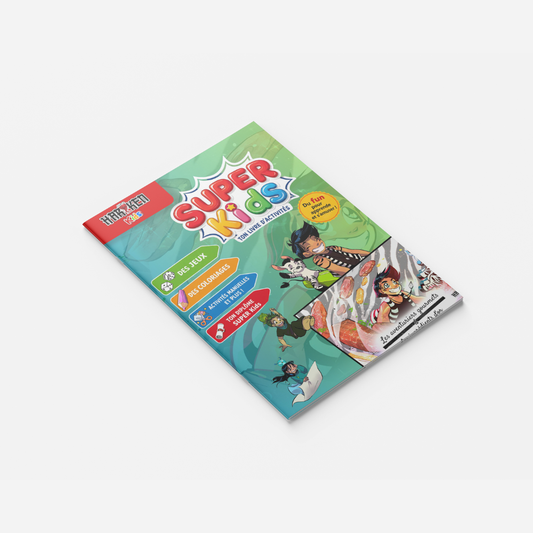 Les Aventuriers Gourmets – À la Recherche des Ingrédients d'Or – couverture du livret d'activité 8 pages