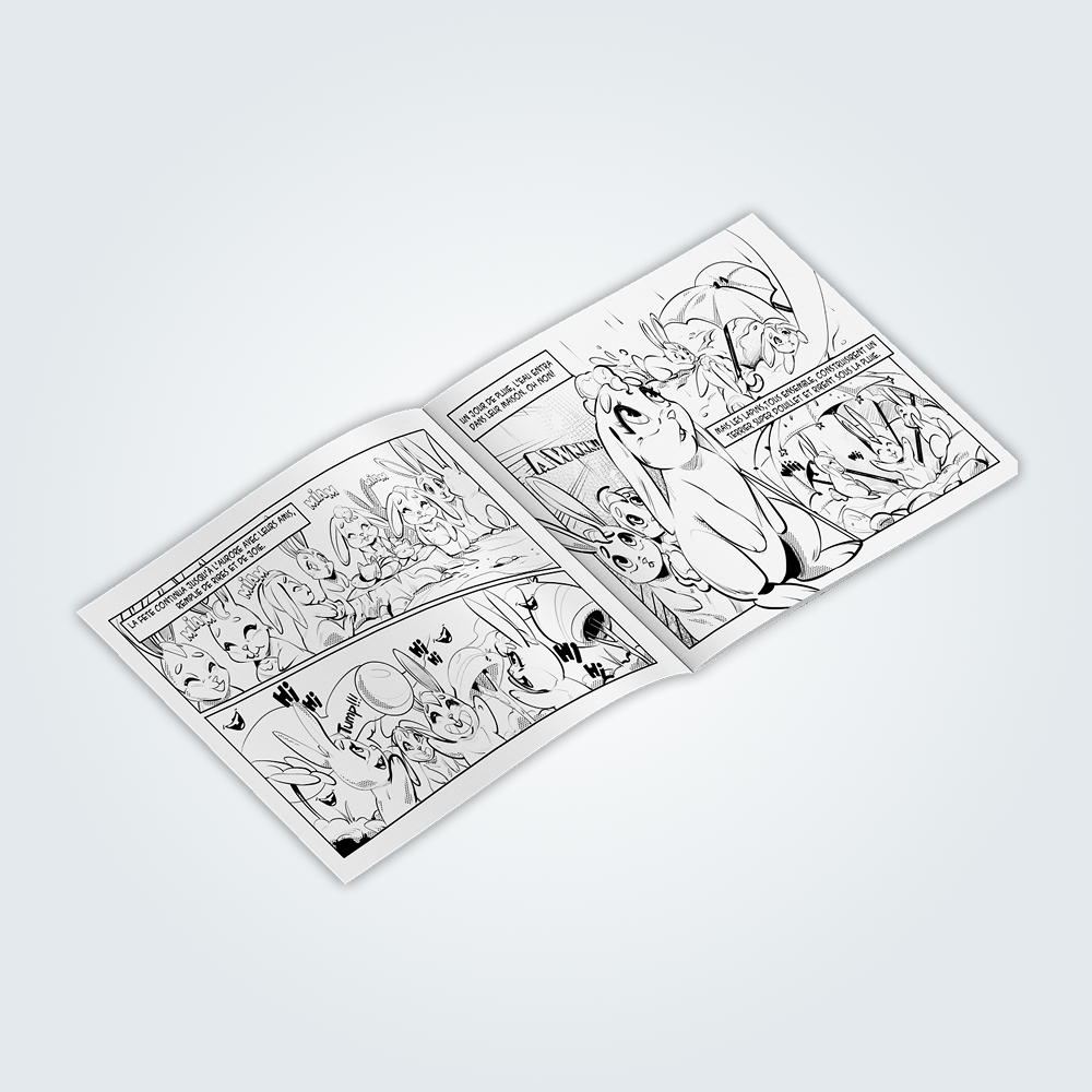 Coloriage | Les carottes arc en ciel