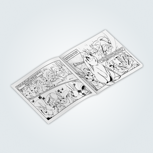 Coloriage | Les carottes arc en ciel